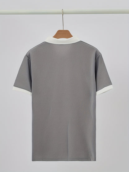 Men's Casual Two-Piece Set - Stretch Comfort Fabric - Suitable for Spring/Autumn Seasons - ayq