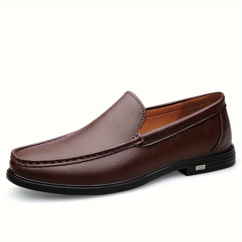 Men's Casual Slip-On Microfiber Loafers for Spring and Fall