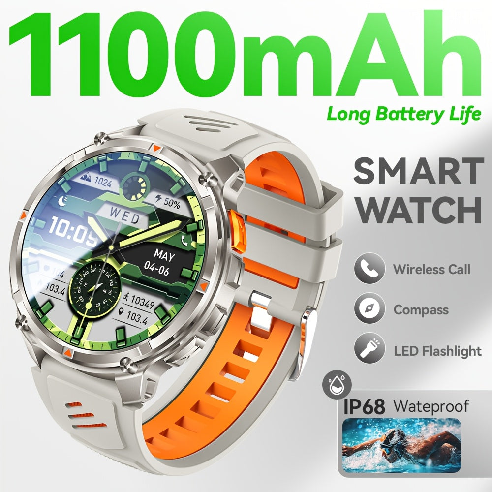 2026 Men’s Smart Watch 1.7” HD Display, 120+ Sports Modes