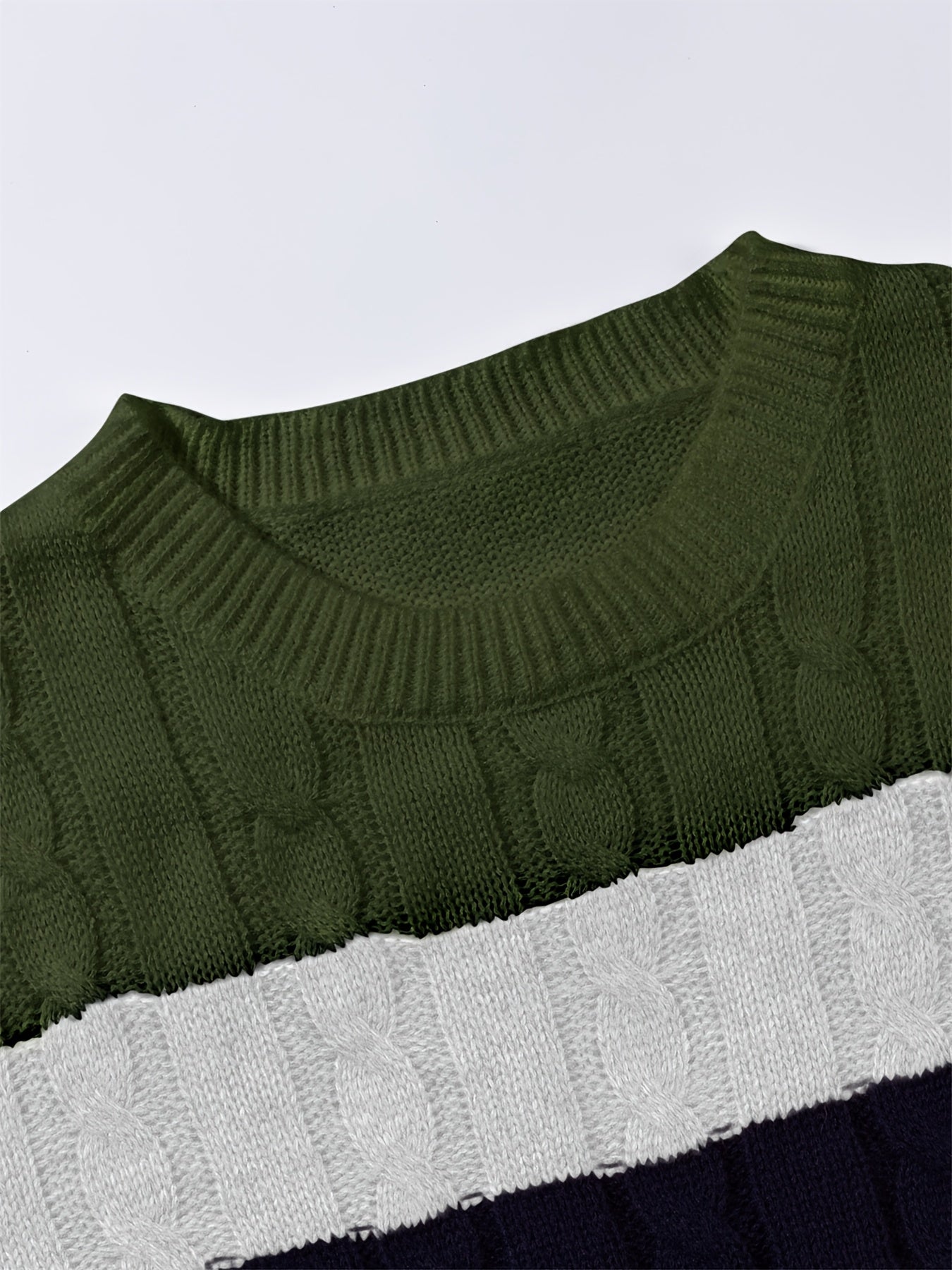 New Fashion Versatile Casual Men's Knit Pullover