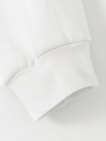 1pc Couple Matching Snowman Christmas Tree Print Oversized Hooded Sweatshirt, New Arrival Valentine'S Day Outfit, Casual Elegant Stretchy Fiber Fabric, Fleece Lined Soft Warm Long Sleeve Top For Sports, Travel & All-season We