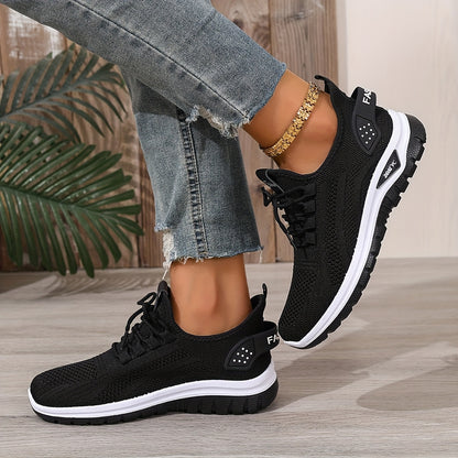 ZOSIVC Cheap Women's Shoes, Slip-on Sneakers for Women, White and Black Comfortable Summer Casual Beach, Vacation, Camping & Casual Attire Shoes | Mesh Upper Ladies' Sneakers - Gifts