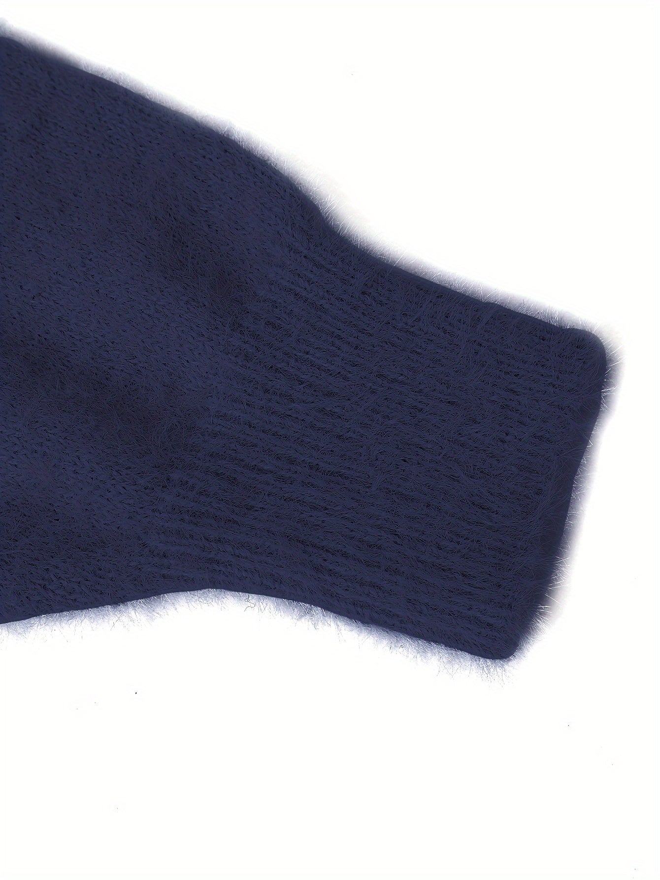 Plus Size - Women'S Cozy Yellow V-Neck Sweater with Pearl Buttons & Fleece-Lined Cuffs - Asymmetrical Hem, Geometric Pattern, Casual Winter Pullover for Casual Attire, Winter Apparel | Vneck Sweater | Pearl Button Details, Sw