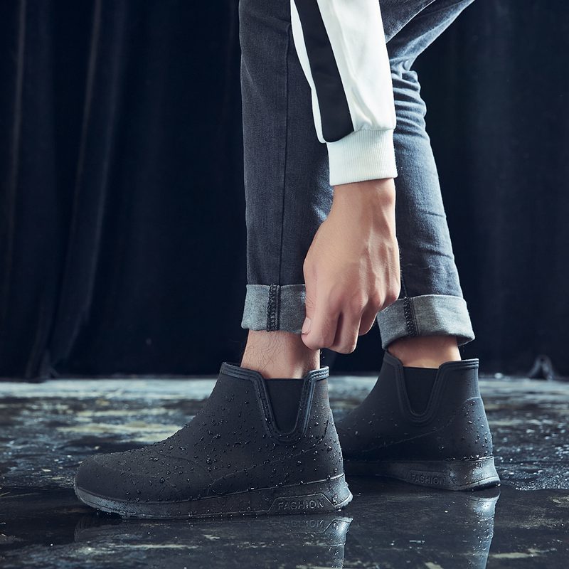 Universal Casual Slip-On EVA Rain Boots for Couples