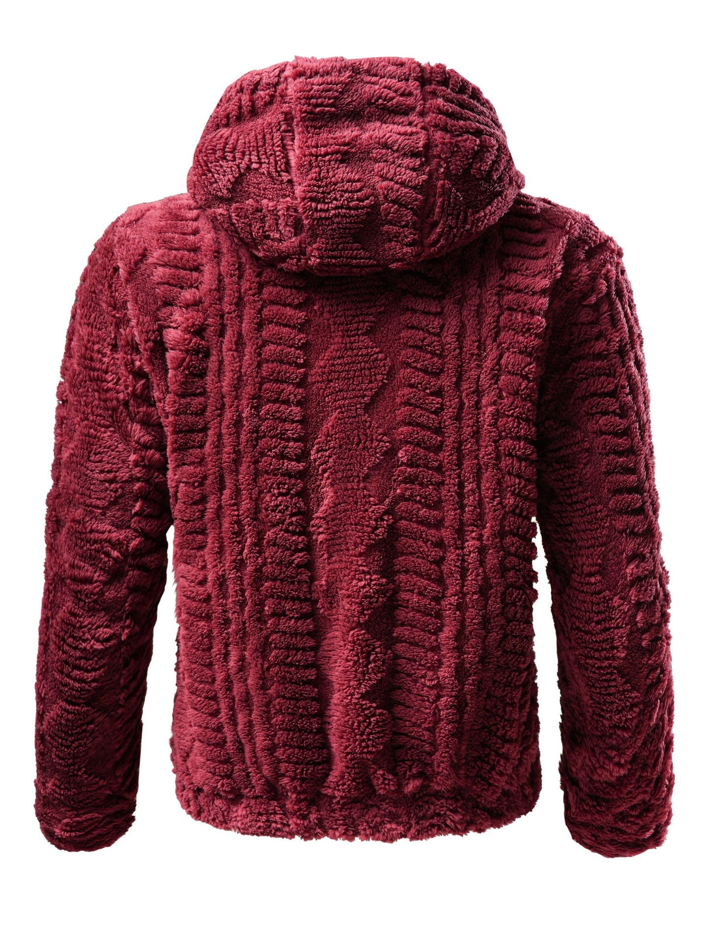 [Elson OBM] Solid Color Fashion Hooded Jacket, Long Sleeve Zip-Up Outerwear, Windproof and Warm, Comfortable for Autumn and Winter, Ideal as a Gift