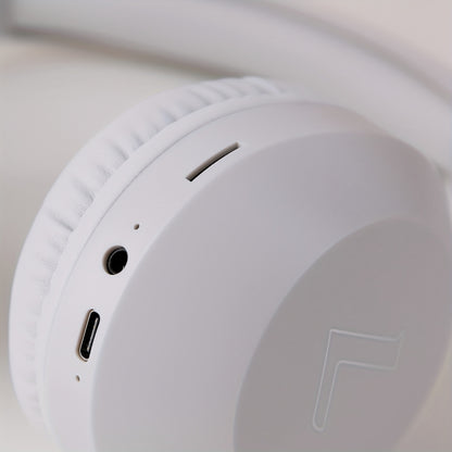 Wireless Headset with Pressure Relief Design, Bass Boost Built-in Microphone, Telescopic and Rotatable Flat Design, Auxiliary TF Mode for Gaming and Sports Use, Wireless Sports Earbuds, Office and Travel Compatible, Powerful