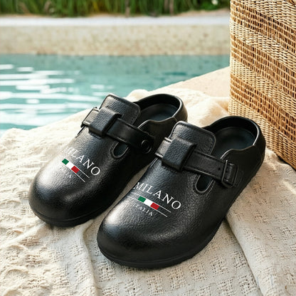 Unisex Lightweight Milano Italia EVA Slippers with Dual Fit Strap