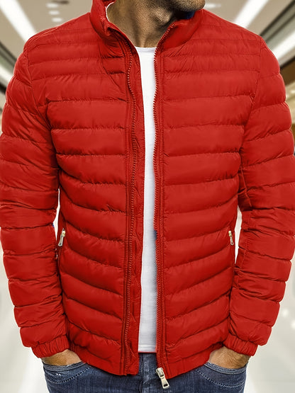 Men's Casual Zipper Hoodie Jacket with Detachable Hood