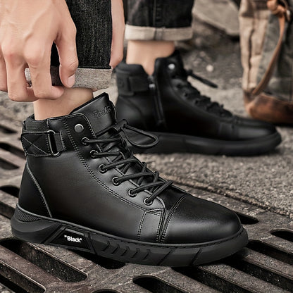 Men's Multifunctional Sports Motorcycle Boots - Durable and Breathable
