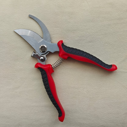 Gardening Scissors | Comfortable Grip, Spring-Assisted, Sharp and Non-Slip, Ideal for Pruning Branches and Flowers, Modern Stainless Steel Blades - ayq