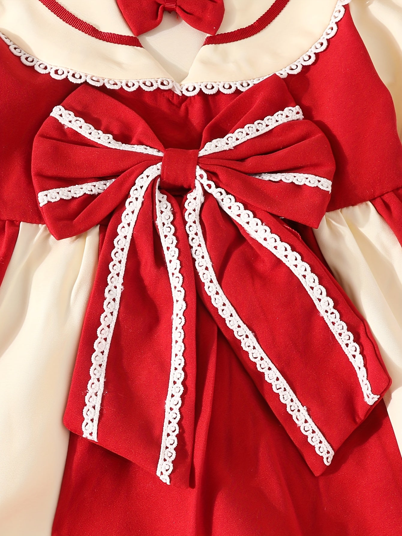 Loleta Girls' Princess Dress with Fleece Lining, Winter Maid for Little Girls, Party Outfit in College Style