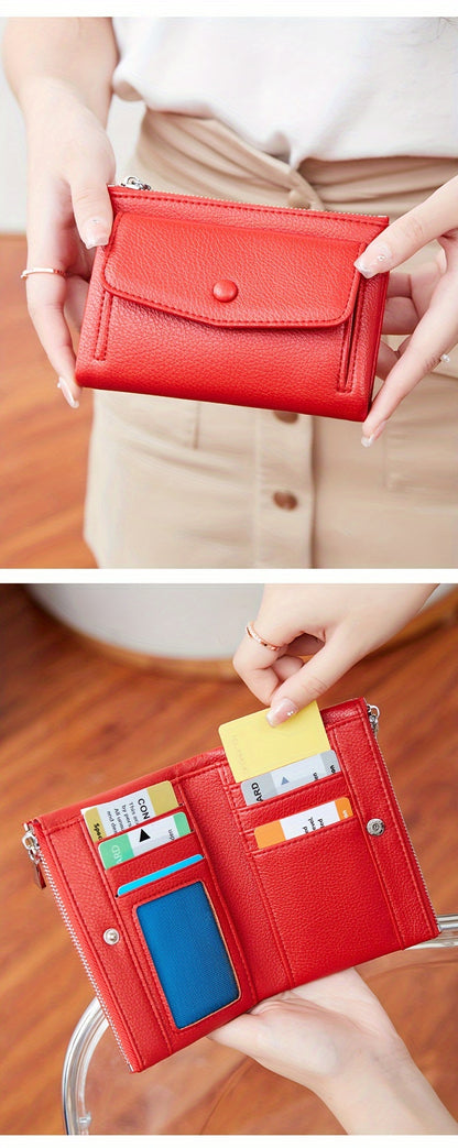 MIYIN Women's Wallet - Large Capacity Double Zipper Credit Card Holder with Coin Pocket, Lightweight Handbag for ID, Cash & Keys, Minimalist for daily Commute & Travel, Easy-Care Design for busy Ladies