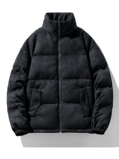 779 Men's Fashion Casual Trendy Thickened Winter Personality Letter Warm Jacket