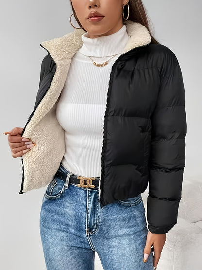 Women's Warm Thickened Padded Coat Jacket for Autumn Winter