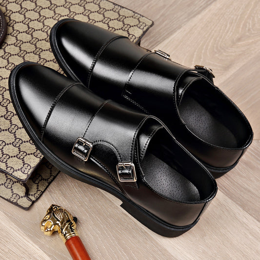 Men's Classic Casual Buckle Shoes for Everyday Workwear - ayq