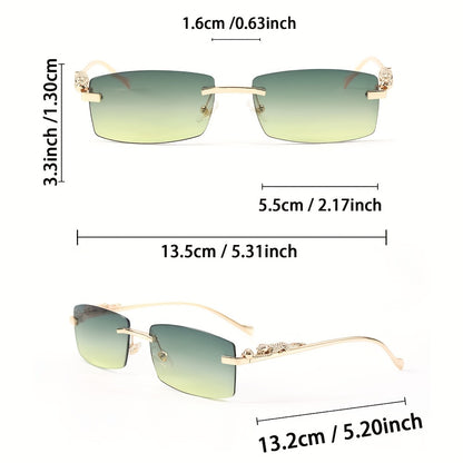 1pc Men Square Vintage Classic Personality Glasses for Daily Life Clothing Accessories