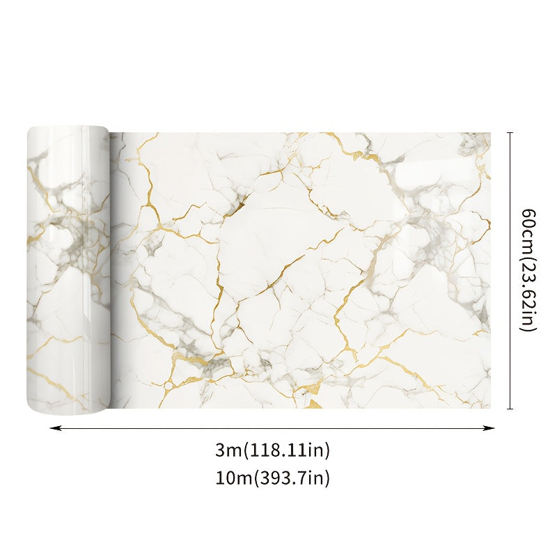 3D Marble Peel & Stick Wallpaper Panels with Thick Foam