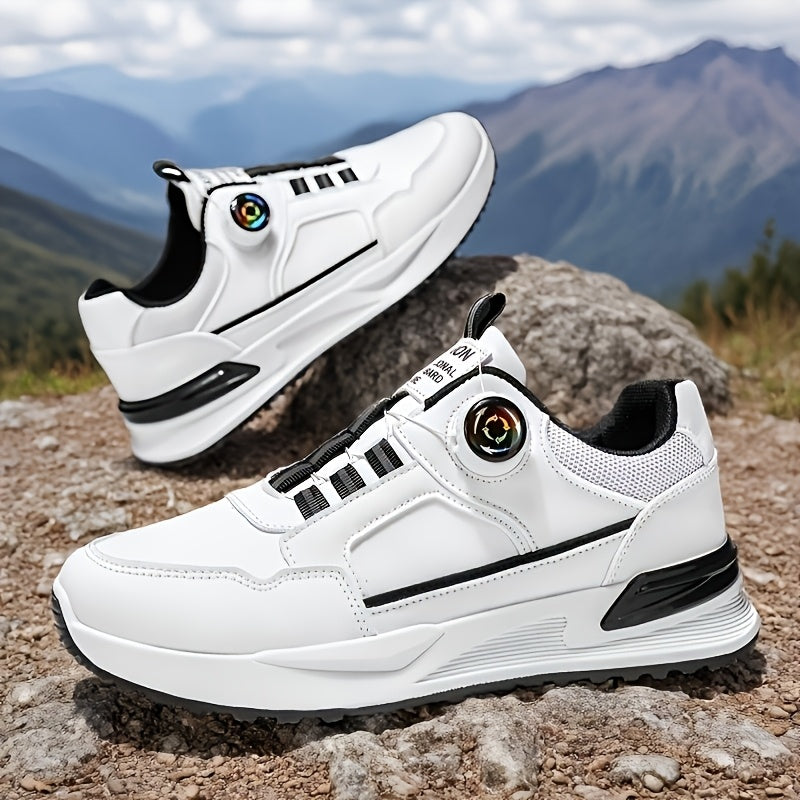 Men'S Large Size sneakers | Versatile Low-Top Running and Cross-Training Shoes, Casual and Preppy Style, Faux Upper, PVC Sole, All-Season Comfort - ayq