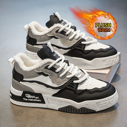 Men's & Women's All-Terrain Winter Warm Snow Boots & Sneakers - Heavy-Duty PU & PVC Traction Tires, Low-Top Lace-Up Outdoor Shoes for Ice, Mud, Snow, Casual Wear - Unisex All-Terrain Vehicle-Like Feel (No ATV Required)