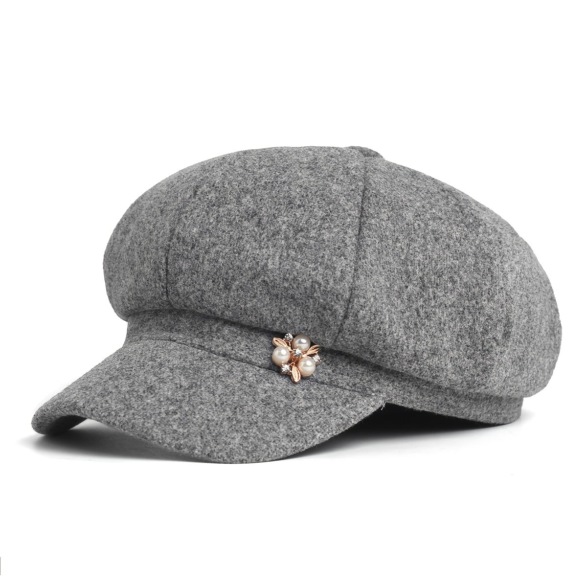 Women's Classic Warm Newsboy Beret Hat Lightweight Polyester