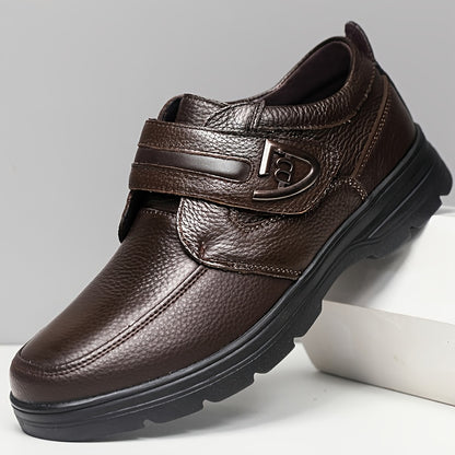 Men's Breathable Oxford Monk Strap Shoes with Soft Non-Slip Sole