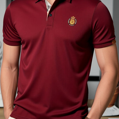 Middle Eastern Plaid Polo Shirts for Western Men - ayq
