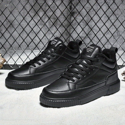 Men's & Unisex (for also) Winter-Ready High-Top Boots/Shoes with Thermal, -Slip Thick Sole &  Upper - Cold-Resistant Round Toe for snow, ice, and Casual Attire - Durable Casual Footwear (Compatible with boots)