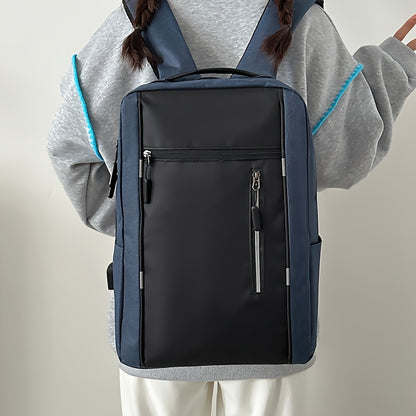 Three-piece minimalist computer backpack set, consisting of a lightweight shoulder bag, chest bag, and wallet, suitable for daily commuting and business use