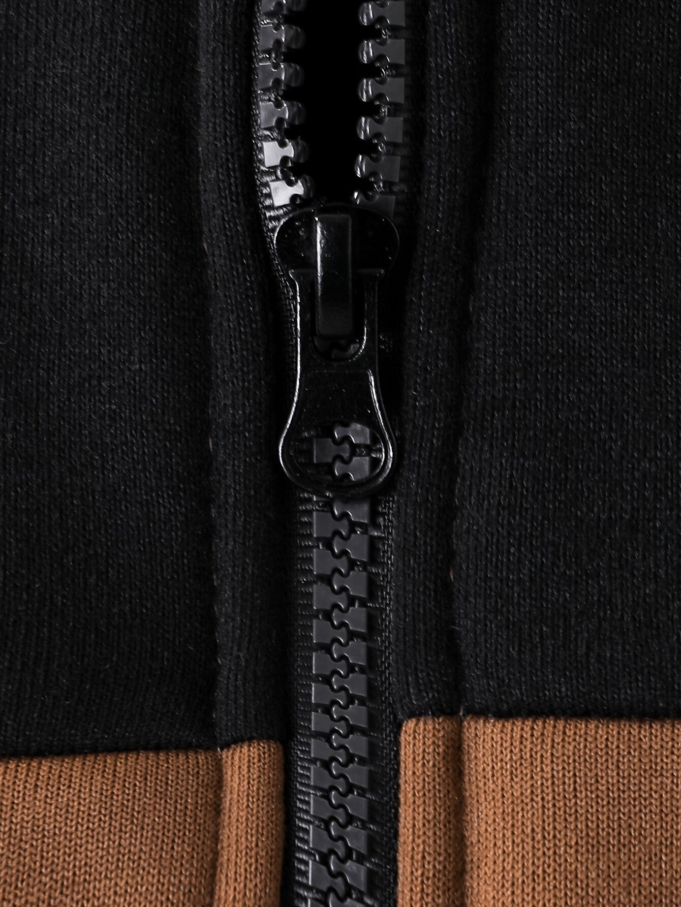 2pcs Boys' Autumn/Winter Fleece-Lined Hooded Zip-Up Jacket and Pants Set with Bird Print, Simple Color Block Design with Pockets, Fashionable Sporty Outfit for Outdoor Activities and Daily Wear, 100% Polyester Knit Stretch Fa