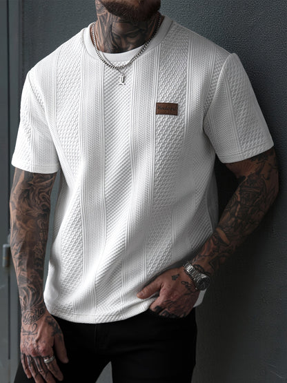 Men'S Crew Neck Long Sleeve T-Shirt | Casual Loose Fit with Slight Stretch Fabric, Ideal for Sports and Fitness Training - ayq