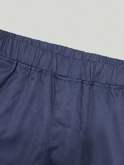 Boys' Casual Straight-Leg Polyester Long Pants for All Seasons