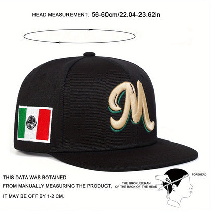 Men's Mexico Flag Baseball Cap Casual Lightweight Hat