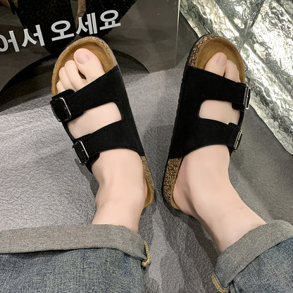 Unisex Slip-On Casual Slippers with PU Sole for All Seasons