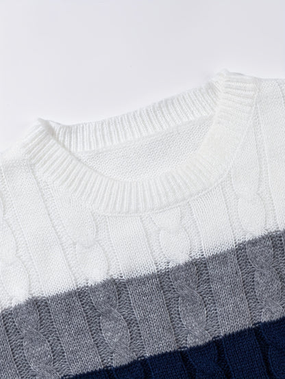 New Fashion Versatile Casual Men's Knit Pullover