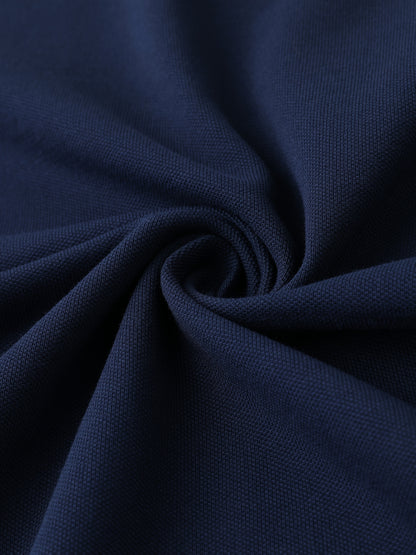 Men'S Short-Sleeve Polo Shirt with 95% And Embroidered Design - ayq