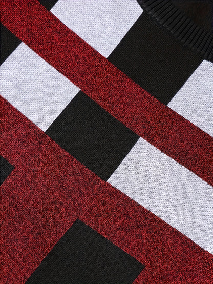 New Cross-Border Autumn And Winter Men'S Stylish Jacquard Sweater, Casual Pullover