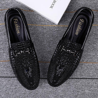 Men's Casual Slip-On Loafers Soft PU Driving Shoes
