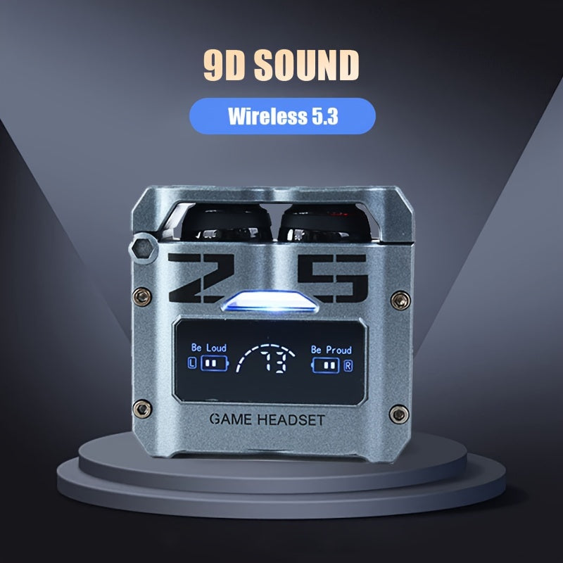 Wireless Earphones, Wireless 5.3 Earphones, 13Mm Speaker, Type-C Fast Charging Case, Stereo Wireless in Ear Earphones for Iphone And Android, Gaming, Business, Sports Earphones, in Ear Microphone