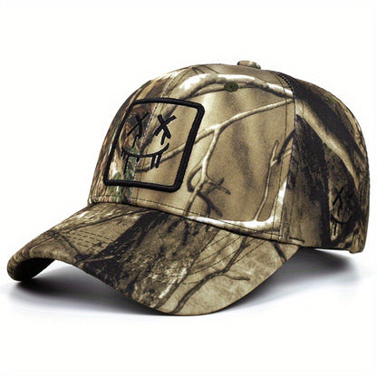 2025 New Men'S Outdoor Sports Baseball Cap - Adjustable Snapback, Polyester, Casual Style with Stylish Graphic Design, Baseball
