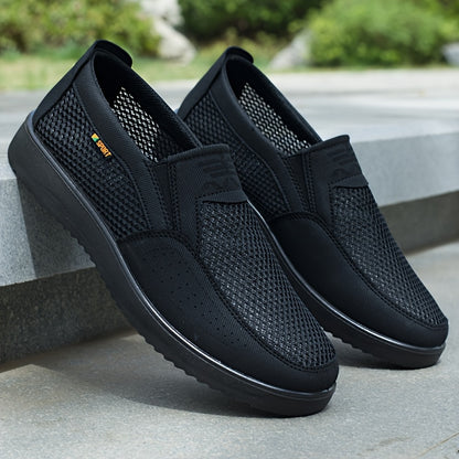 Men's Breathable Slip-On Casual Large Size Sneakers - ayq