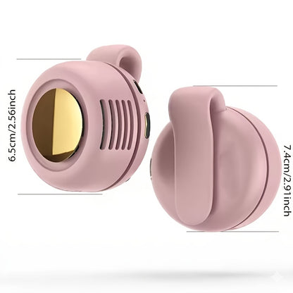 Portable Mini Bladeless Neck Fan with 3-Speed USB Charging