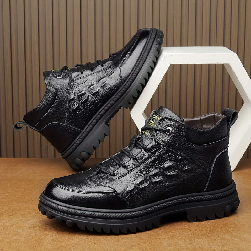 Genuine Leather High-End Plush Comfortable Warm Snow Boots