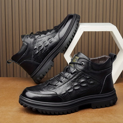 Genuine Leather High-End Plush Comfortable Warm Snow Boots