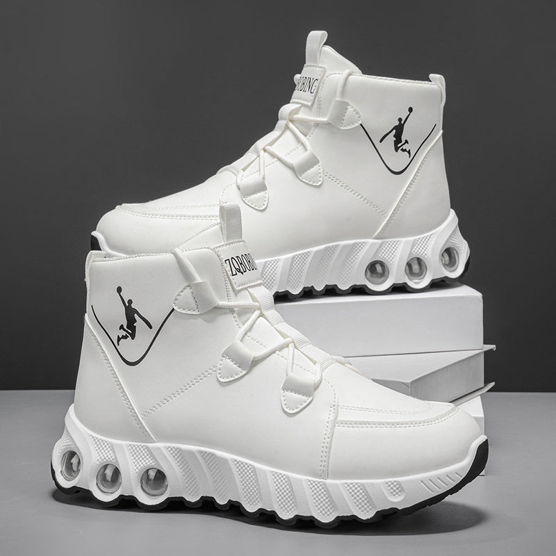 Men's All-Season Outdoor Running Shoes with Durable PVC Sole