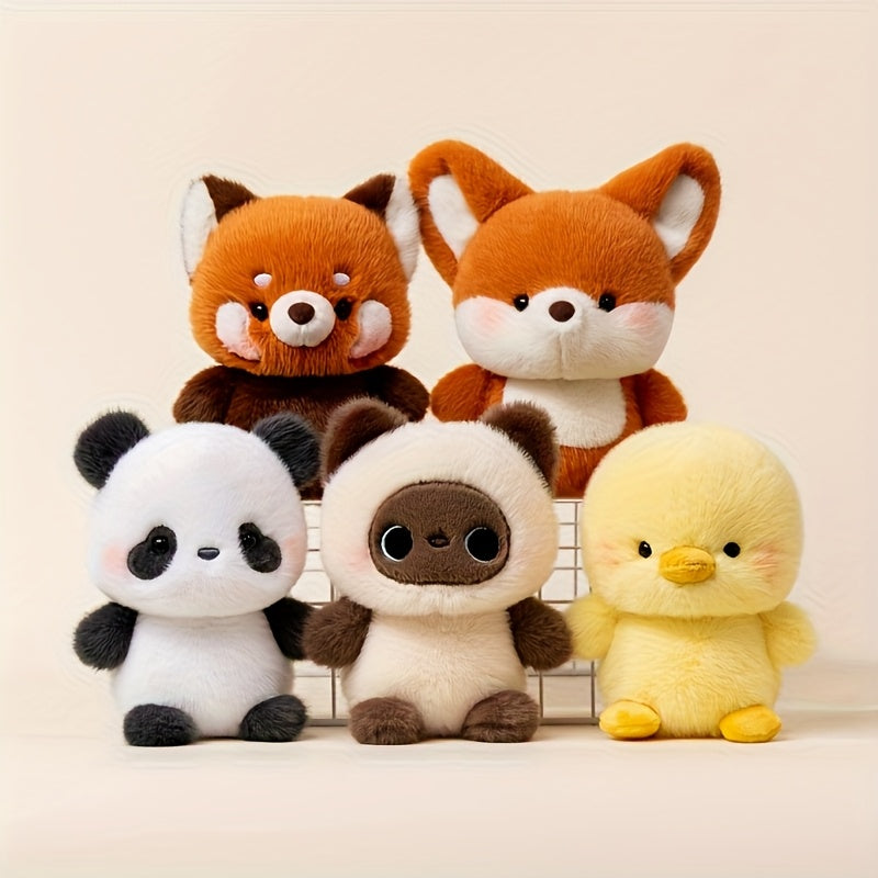 1pc Adorable Bear/Rabbit/Panda/Elephant/Pig/Sheep Plush Toy - Soft Cuddly Stuffed Animal Suitable for Birthdays, Weddings, for Mother's Day Gifts, Party Decorations