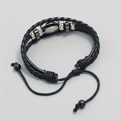 Fashionable PU Leather Football Fan Bracelet Sports Wristband
