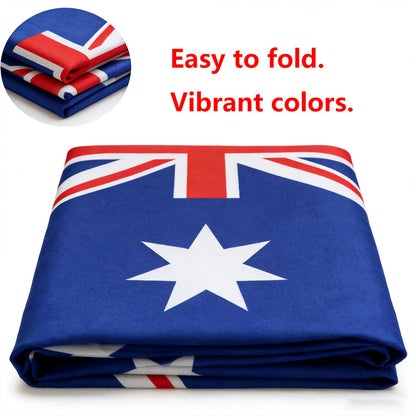 Australian Polyester Flag 3x5.7ft Patriotic Indoor Outdoor Decor