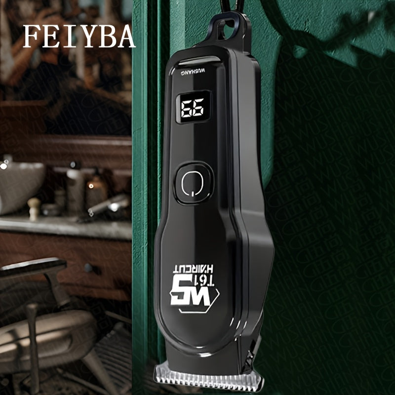 FEIYBA Men'S Cordless Electric Hair Clipper, Compact Rechargeable Beard & Hair Trimmer Set, Professional Barber Quality, Portable Grooming Tool for Home Use, Ideal Gift for Father'S Day or Christmas, USB Charging, Battery, 36