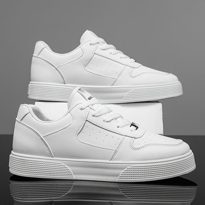 1 Pair of Men's Outdoor Sports Shoes, Lace-up Fitness Skateboarding Shoes, Athletic Casual Shoes, Walking Shoes, Easy to Wear for Large Sizes, Comfortable Soft Sole - ayq