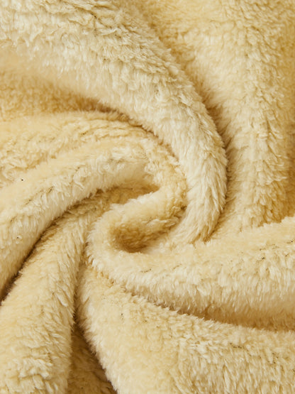 2pcs Boys' Thick Fleece-Lined Hooded Sweatsuit Set - Cozy Winter Warmth, Long Sleeve Pullover & Pants with Pockets, Casual Outdoor Playwear for Fall/Winter, for Outdoor, Winter Clothing